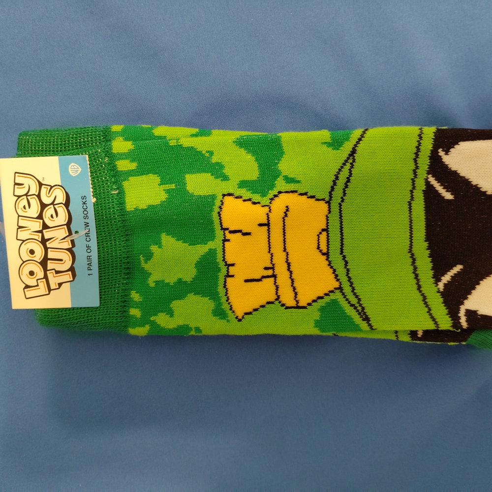 Warner Bros. Green and Yellow Adventure Socks